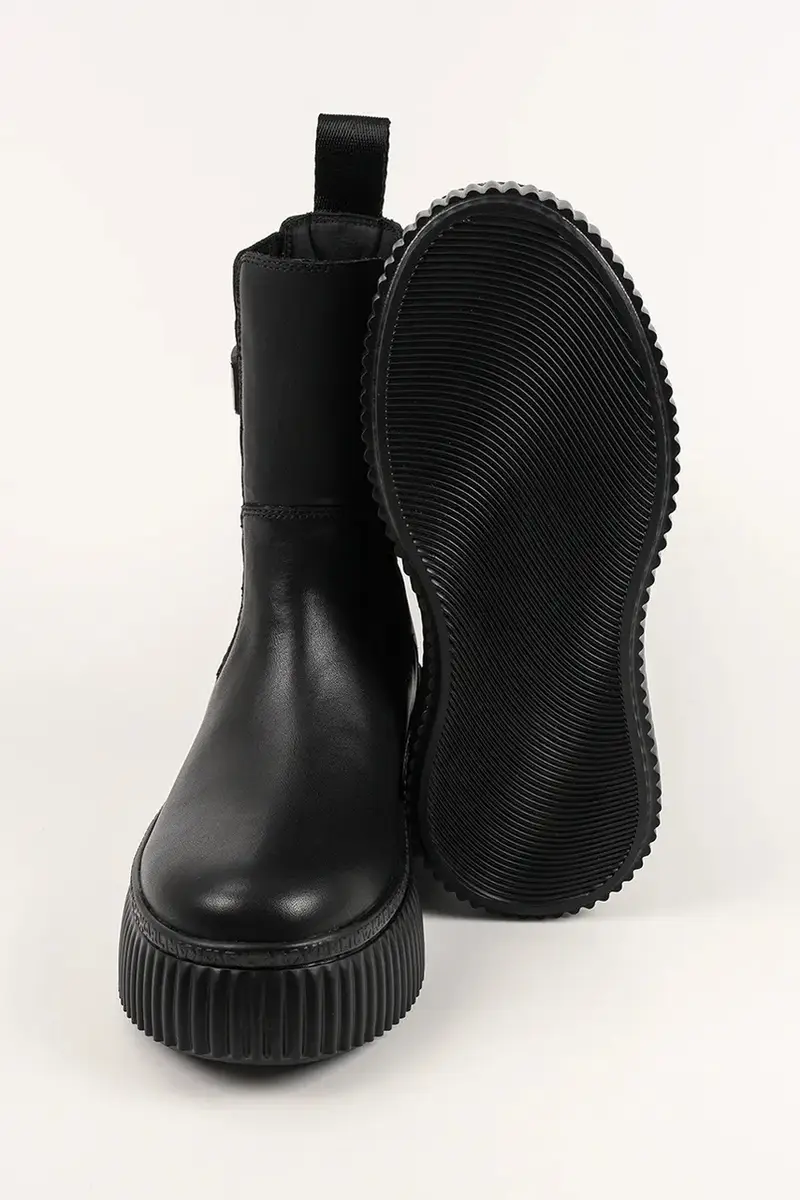 stivaletti alla caviglia in pelle KREEPER LO donna colore nero KL42365 miniatura 5