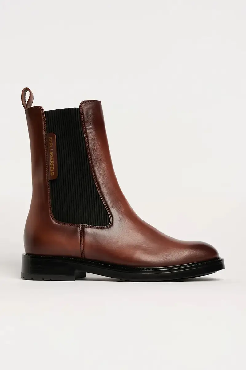 Karl Lagerfeld Stivaletti Chelsea Donna Marrone 2982997