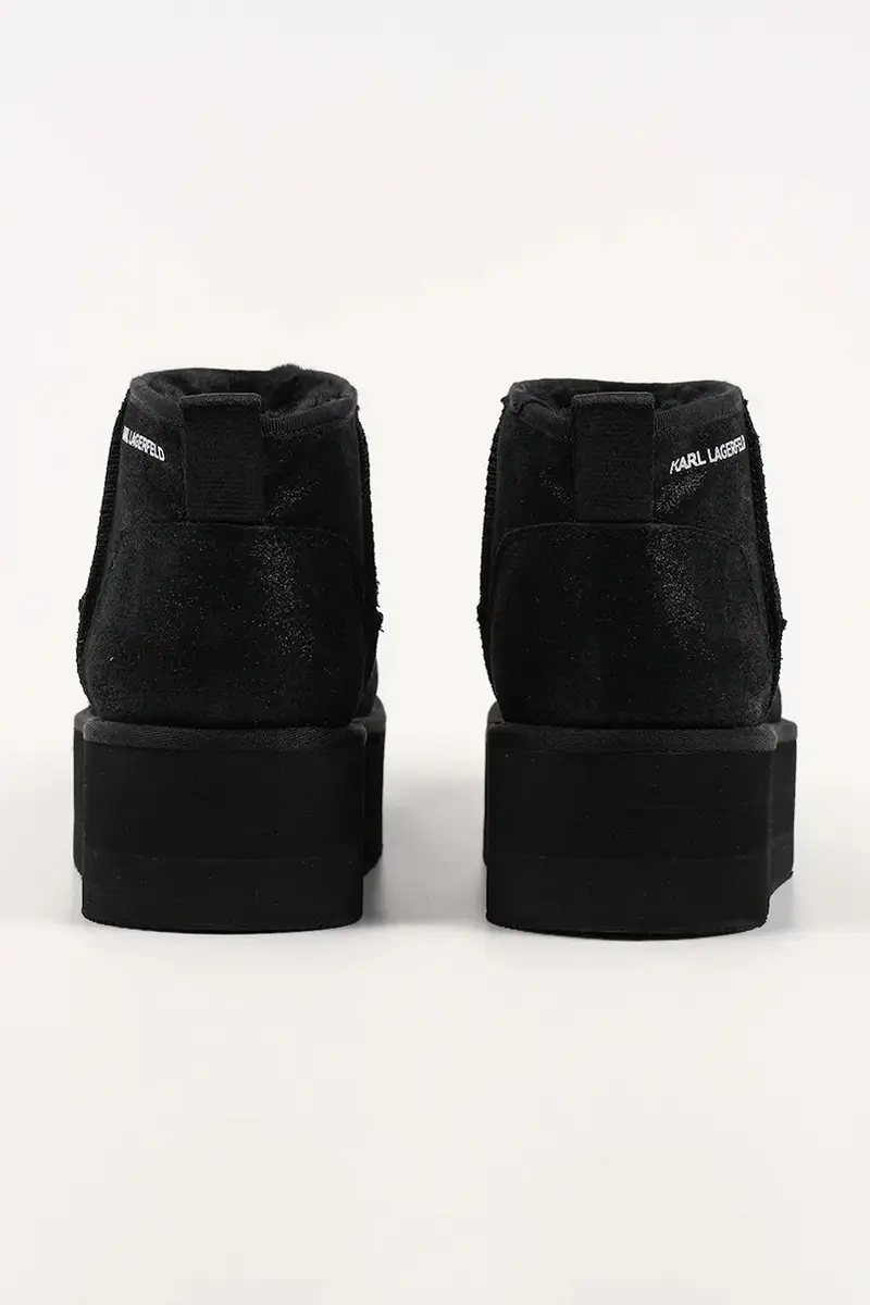 stivali da neve in camoscio THERMO colore nero KL48523 miniatura 3