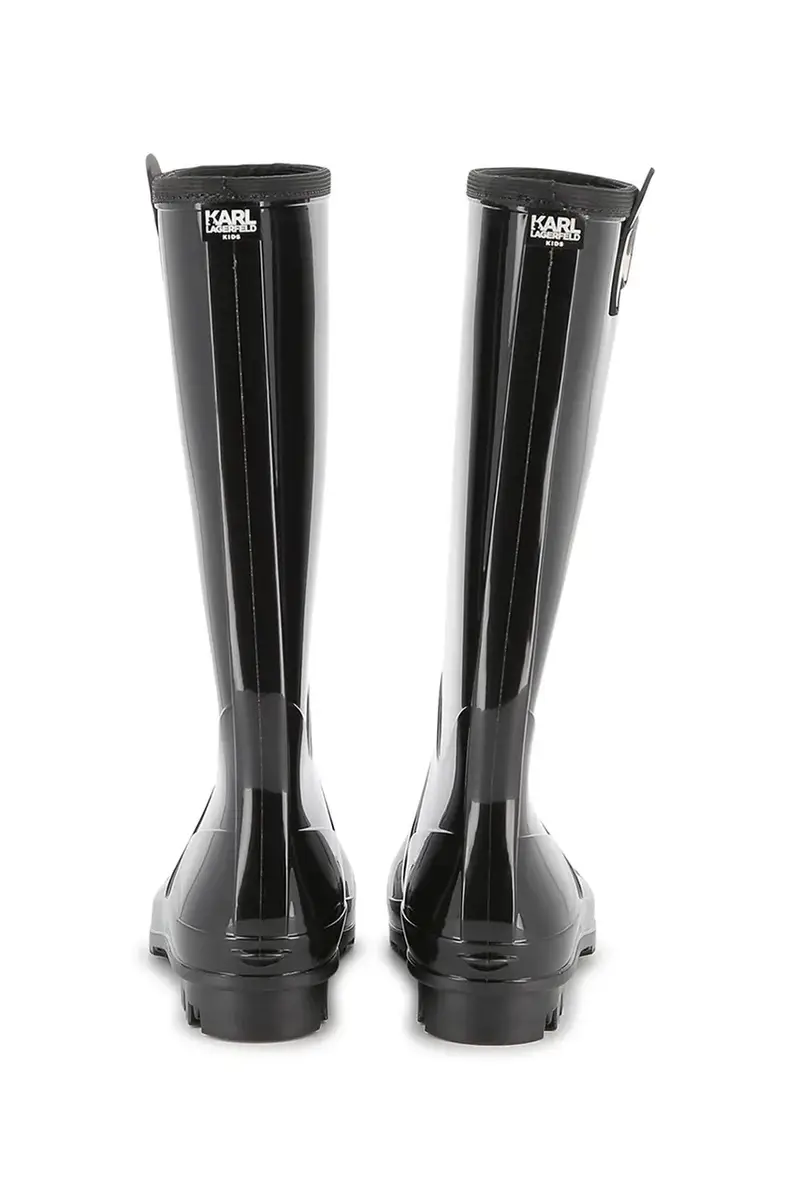 stivali di gomma colore nero Z30985 miniatura 4