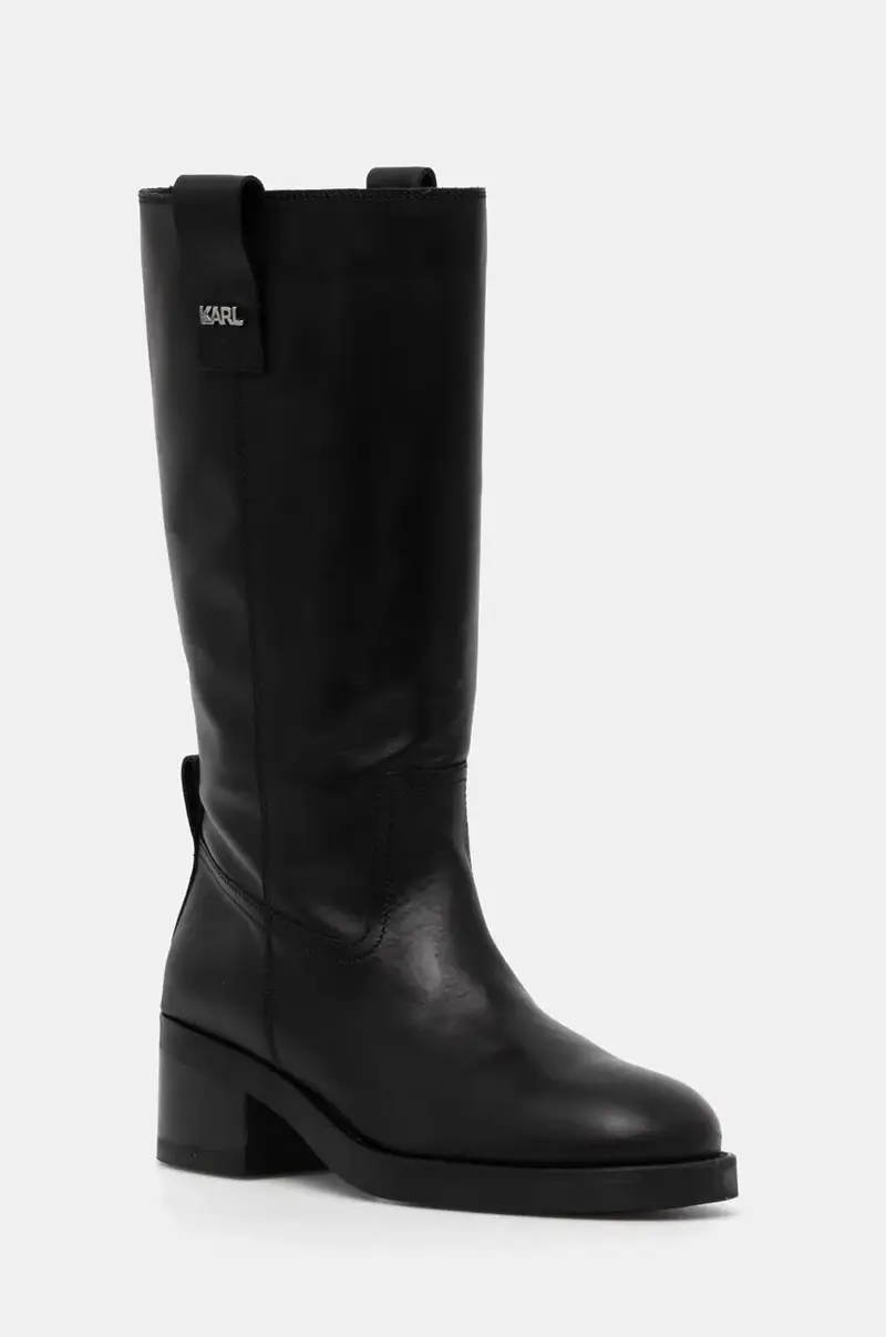 stivali in pelle BROOKLYN donna colore nero KL41774