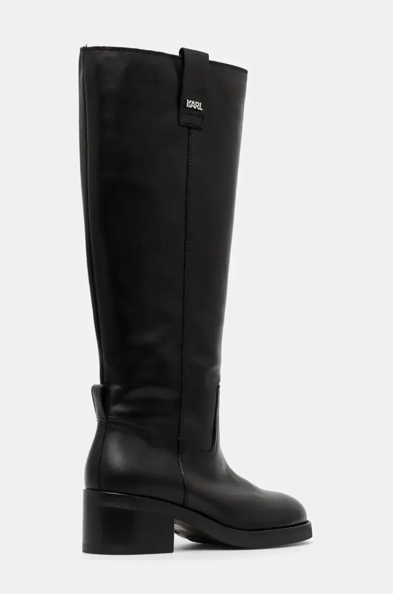 stivali in pelle BROOKLYN donna colore nero KL41790 miniatura 3