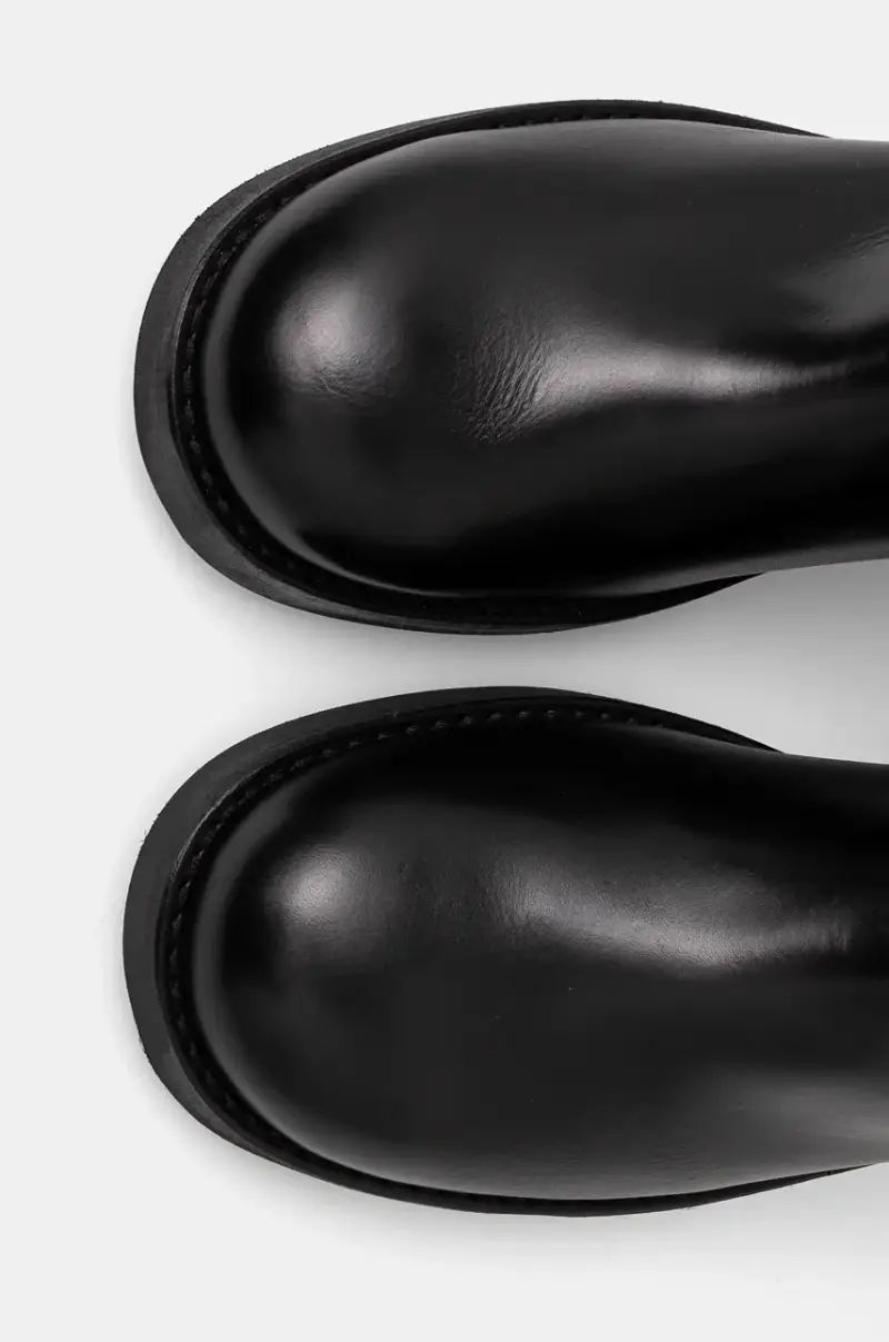 stivali in pelle BROOKLYN donna colore nero KL41790 miniatura 4