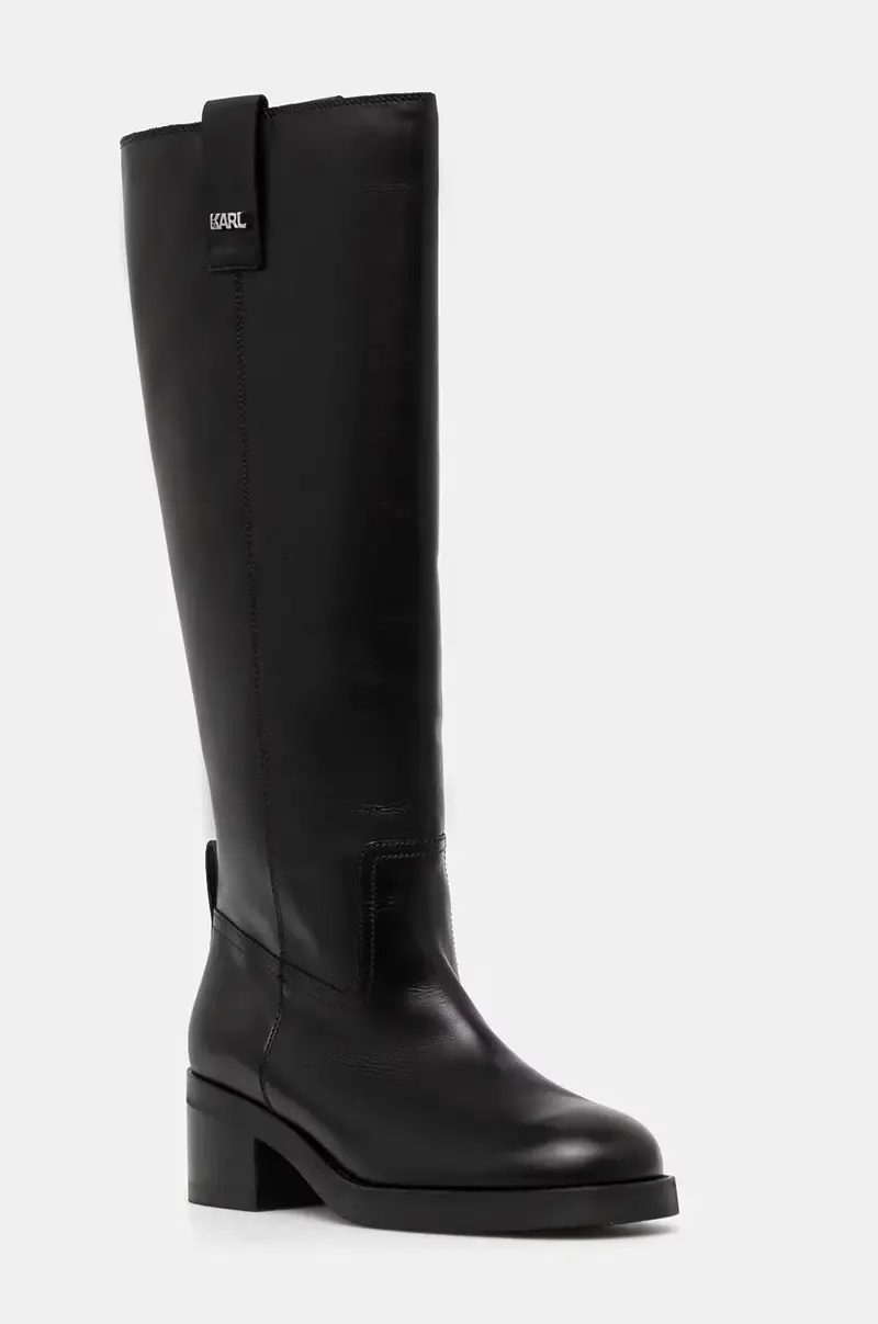 stivali in pelle BROOKLYN donna colore nero KL41790