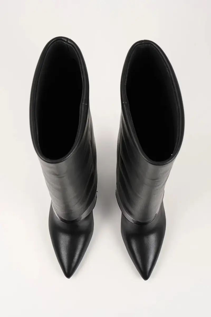 stivali in pelle DEBUTANTE Nero miniatura 4