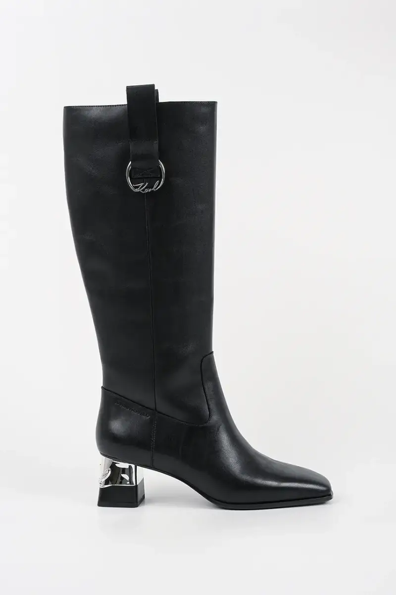 stivali in pelle KAYLA donna colore nero KL35470