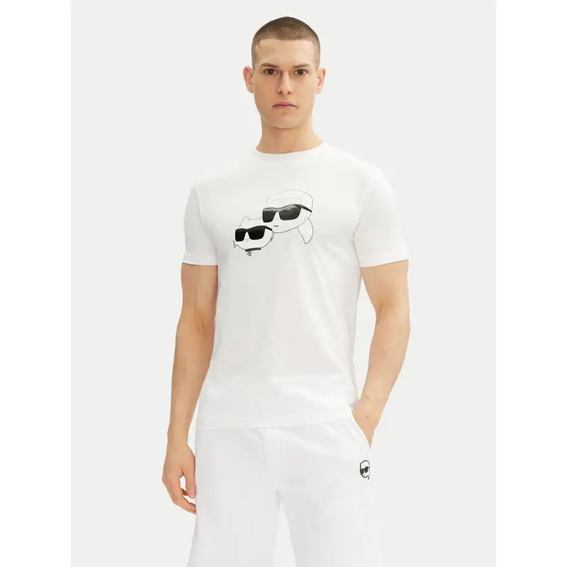 Karl Lagerfeld T-shirt Bianco 3223099