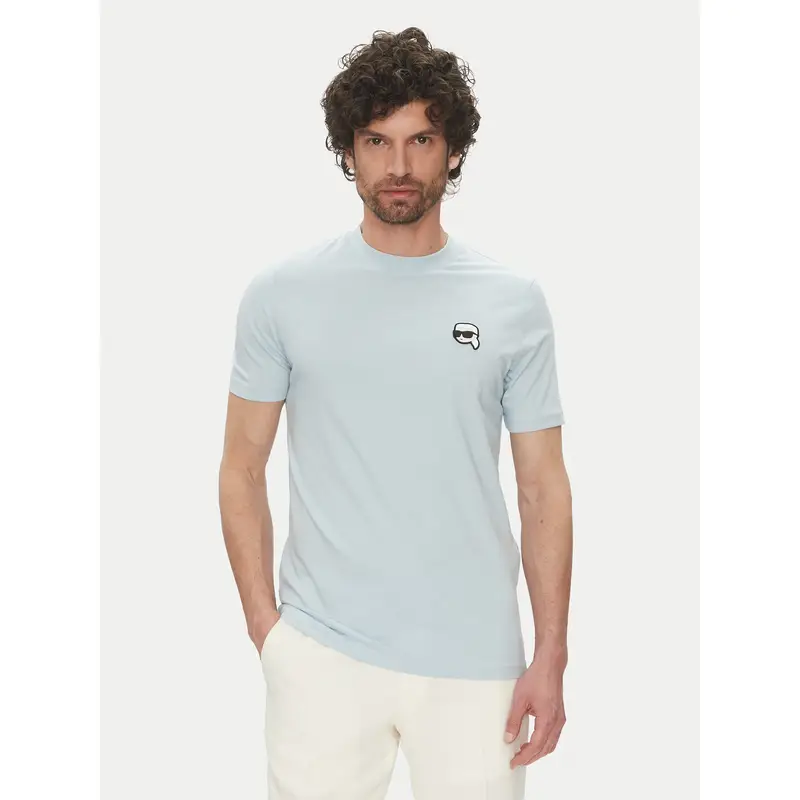 T-shirt 755710 552224 Celeste Regular Fit Azzurro chiaro