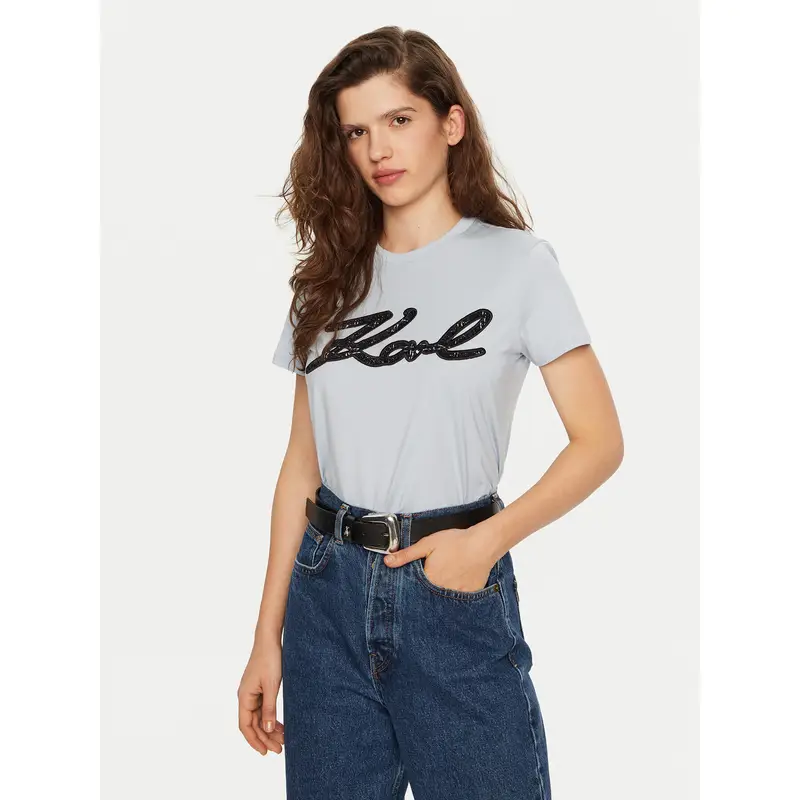 Karl Lagerfeld T-shirt Blu 3211253