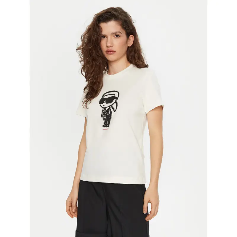 Karl Lagerfeld T-shirt Beige 3211249