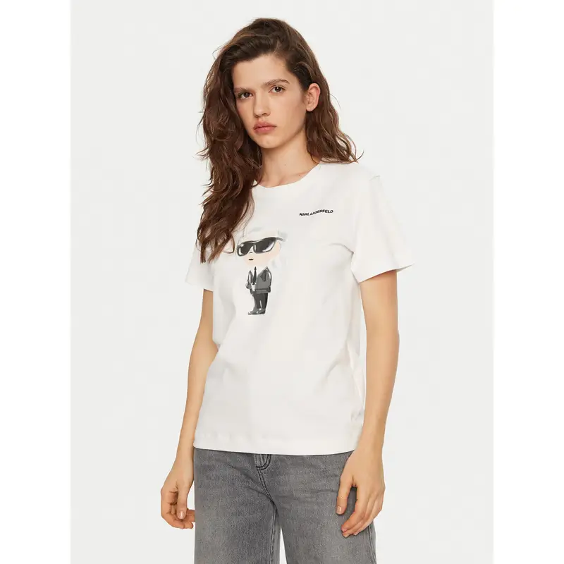 Karl Lagerfeld T-shirt Bianco 3540086
