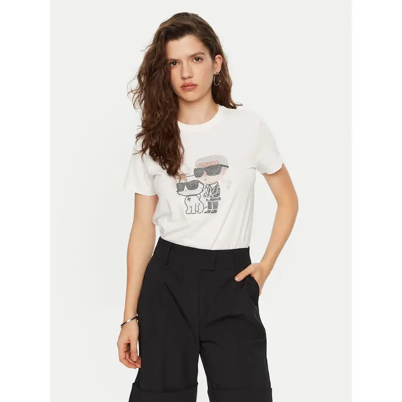 Karl Lagerfeld T-shirt Bianco 3540088