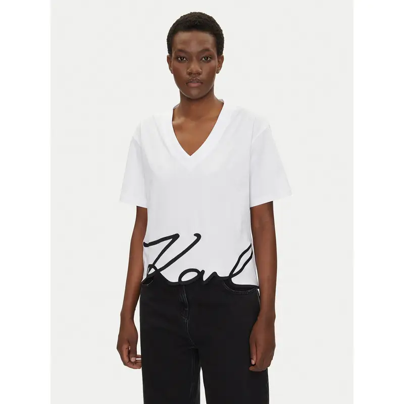 Karl Lagerfeld T-shirt Bianco 3214236