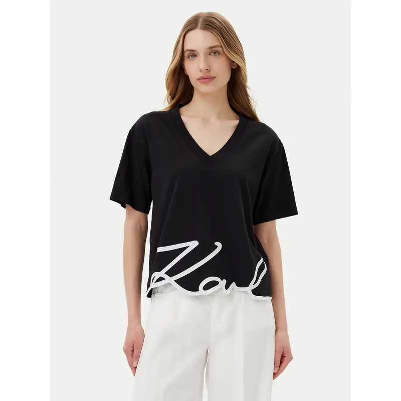 Karl Lagerfeld T-shirt Nero 3214237