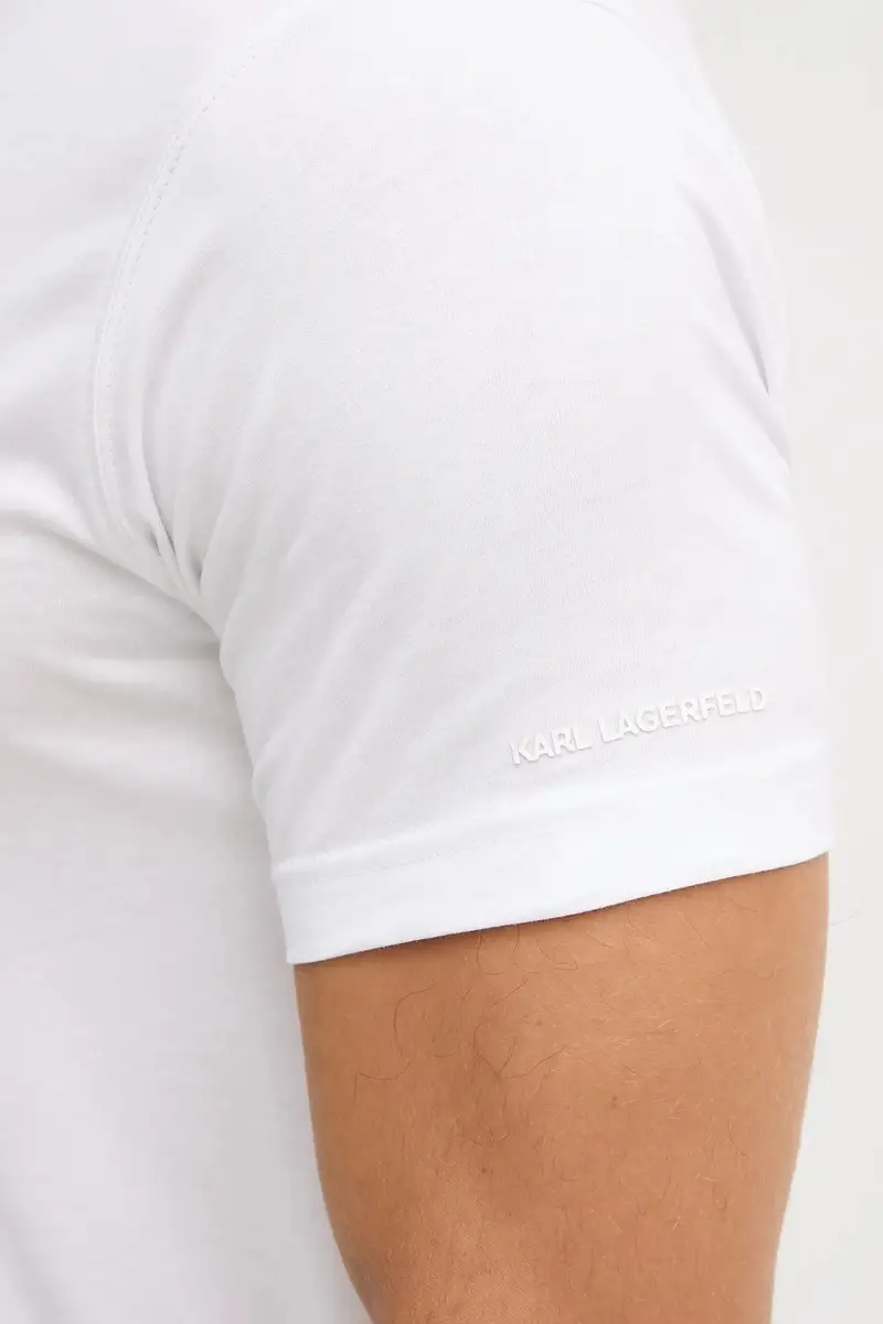 Karl Lagerfeld T-shirt Bianco 3765973 miniatura 5