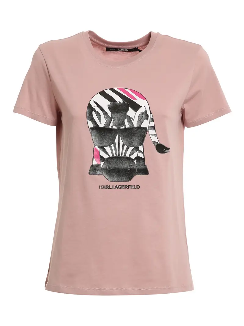 Karl Lagerfeld T-shirt Rosa 3355144