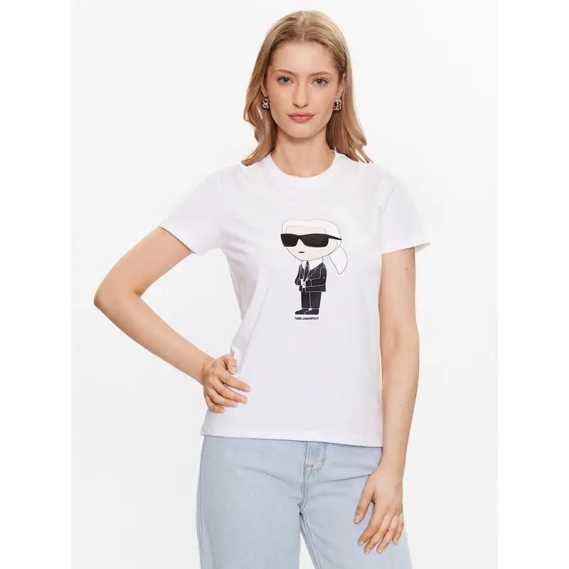 Karl Lagerfeld T-shirt Bianco 3202386