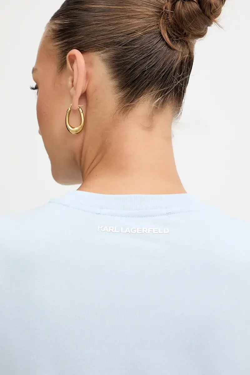 Karl Lagerfeld T-shirt Blu 3955923 miniatura 5