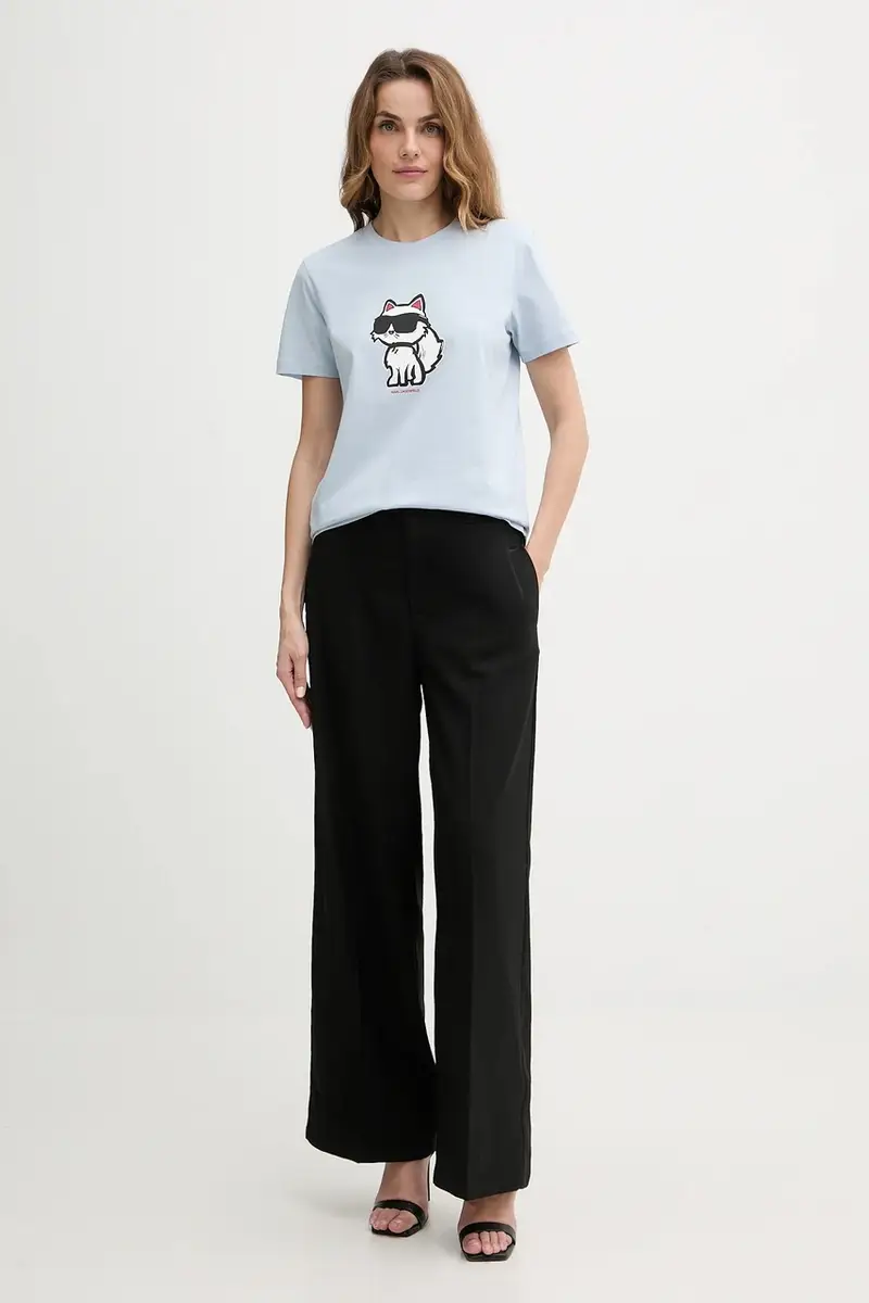 Karl Lagerfeld T-shirt Blu 3955927 miniatura 2