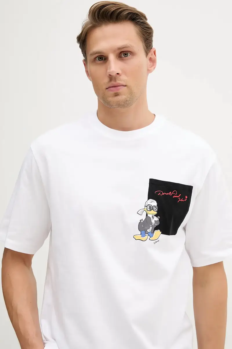 Karl Lagerfeld T-shirt Uomo Bianco 3124756 miniatura 4