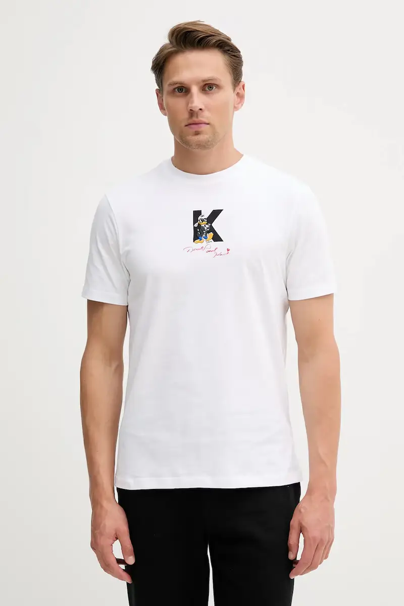 Karl Lagerfeld T-shirt Uomo Bianco 2982441