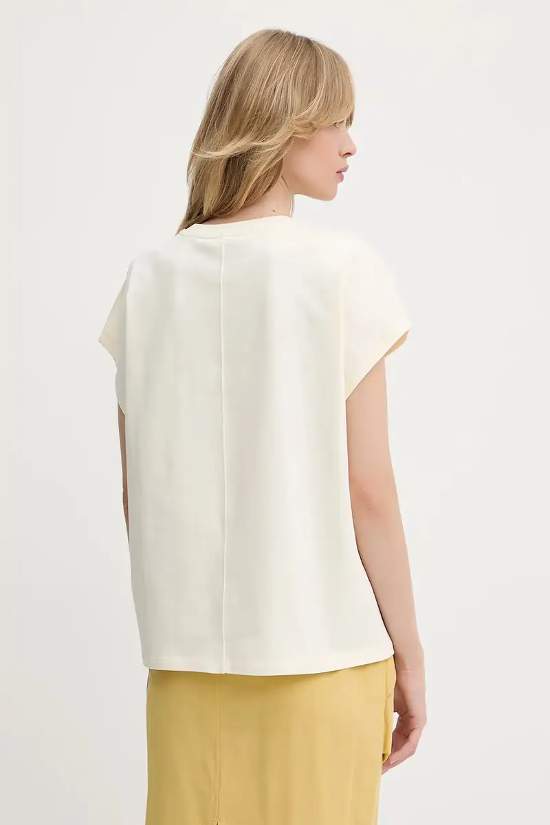 Karl Lagerfeld T-shirt Donna Beige 3242509 miniatura 3