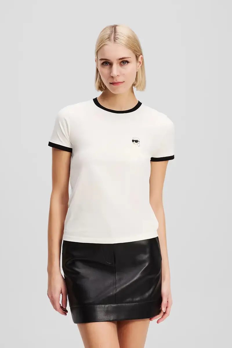 Karl Lagerfeld T-shirt Donna Beige 3242484