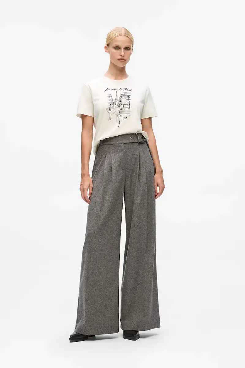 Karl Lagerfeld T-shirt Donna Beige 3123667 miniatura 4