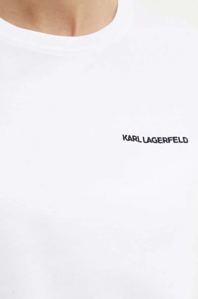 Karl Lagerfeld T-shirt Donna Bianco 3576733 miniatura 5