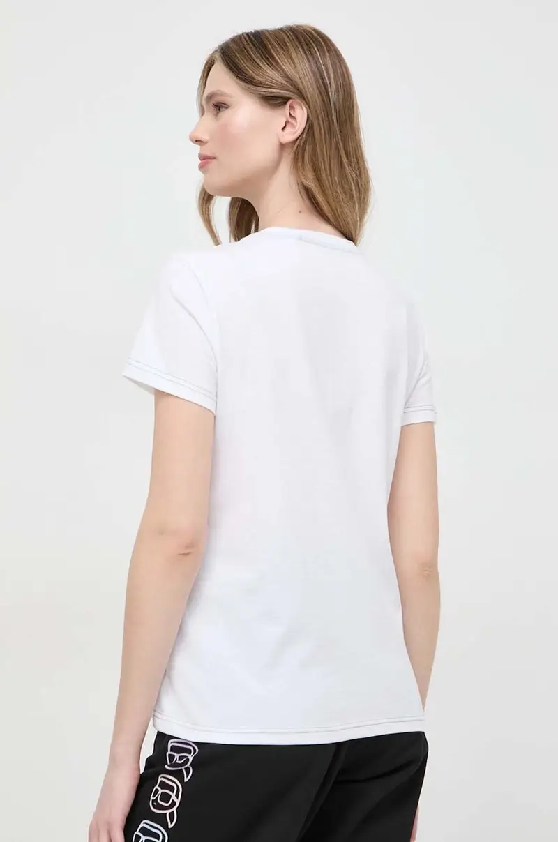 Karl Lagerfeld T-shirt Donna Bianco 3576633 miniatura 3