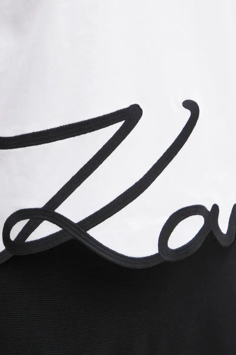 Karl Lagerfeld T-shirt Donna Bianco 3124232 miniatura 5