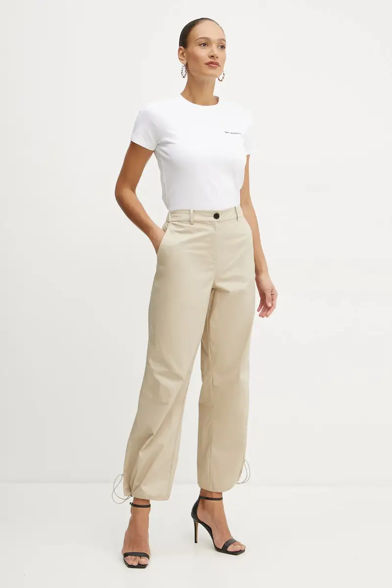 Karl Lagerfeld T-shirt Donna Bianco 3527424 miniatura 2