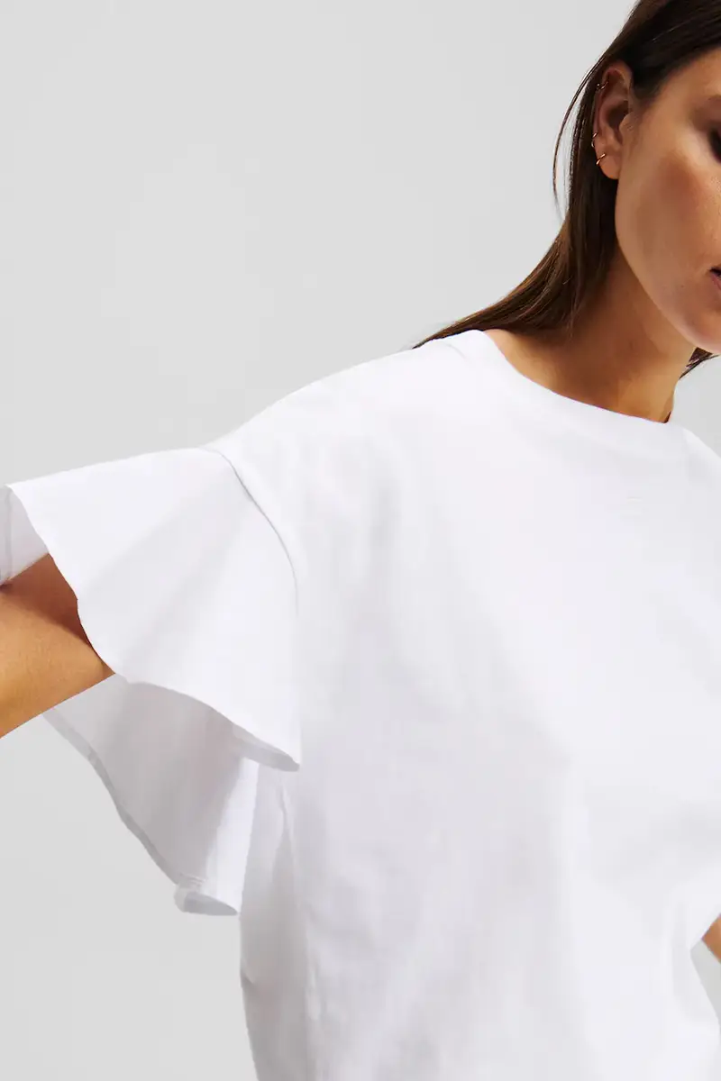 Karl Lagerfeld T-shirt Donna Bianco 3301625 miniatura 3