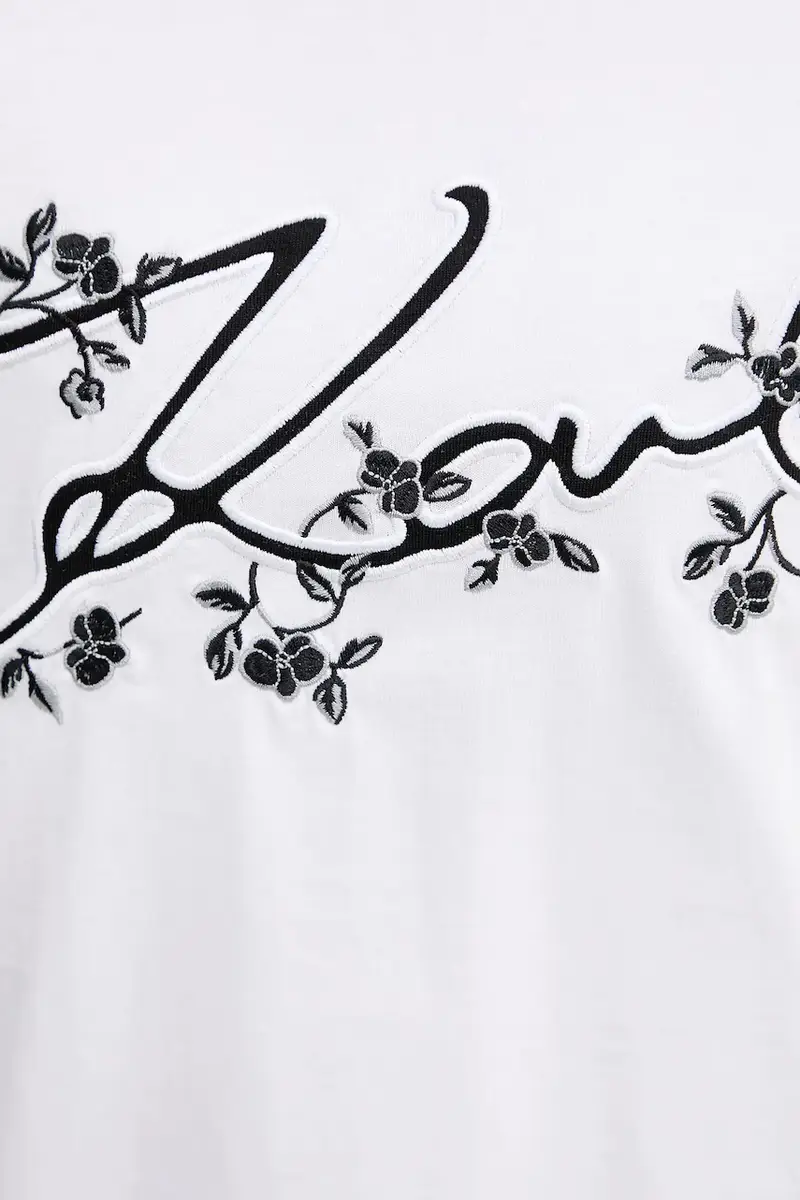 Karl Lagerfeld T-shirt Donna Bianco 2982428 miniatura 5