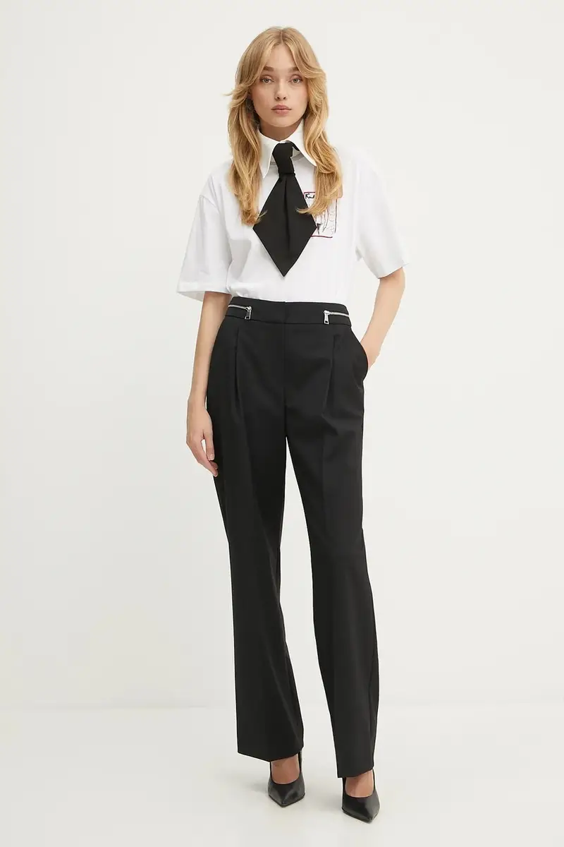 Karl Lagerfeld T-shirt Donna Bianco 3243146 miniatura 2