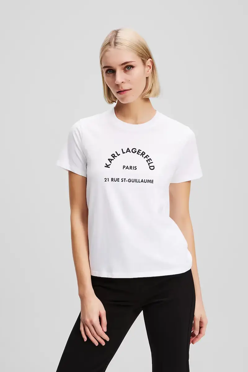 Karl Lagerfeld T-shirt Donna Bianco 3243033