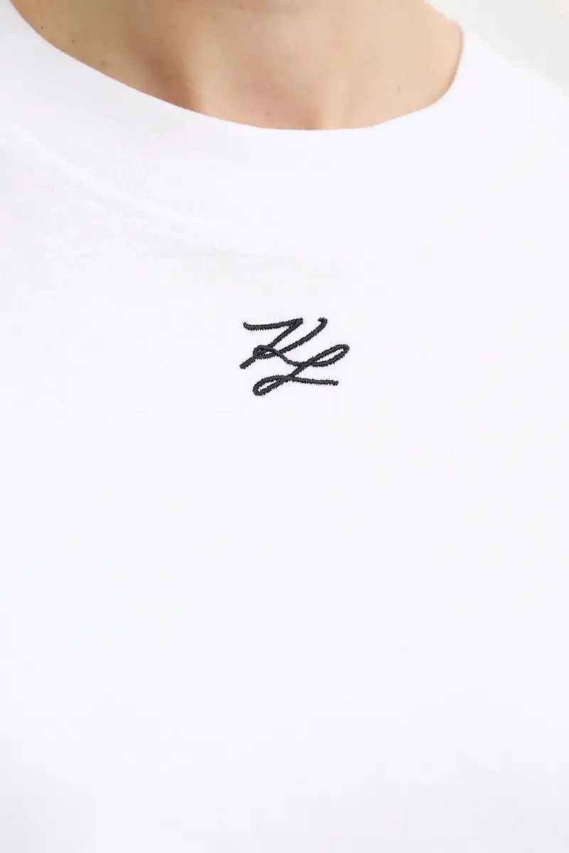 Karl Lagerfeld T-shirt Donna Bianco 3578384 miniatura 5