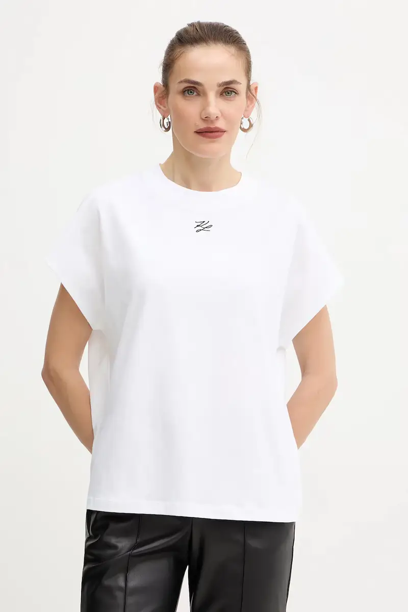 Karl Lagerfeld T-shirt Donna Bianco 3578384