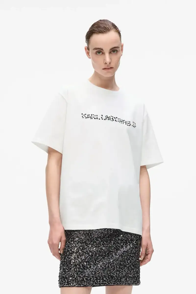 Karl Lagerfeld T-shirt Donna Bianco 3243367