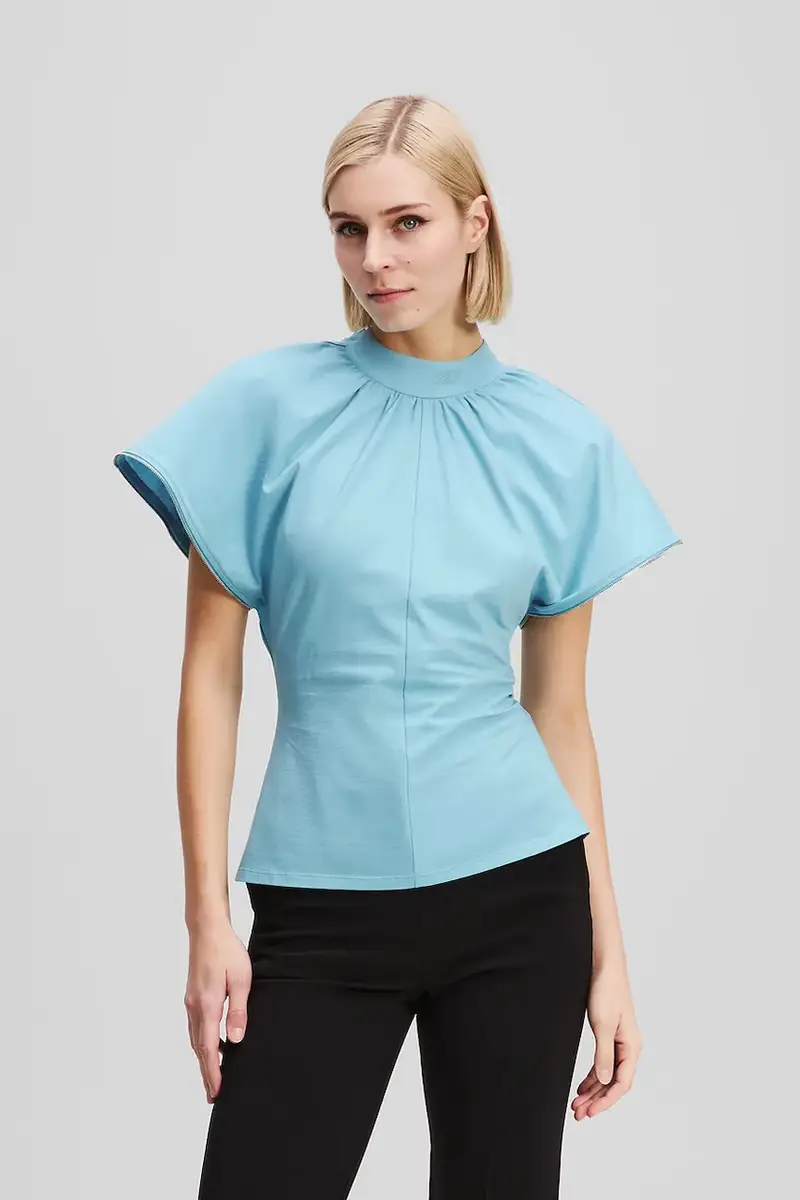 Karl Lagerfeld T-shirt Donna Blu 2885918