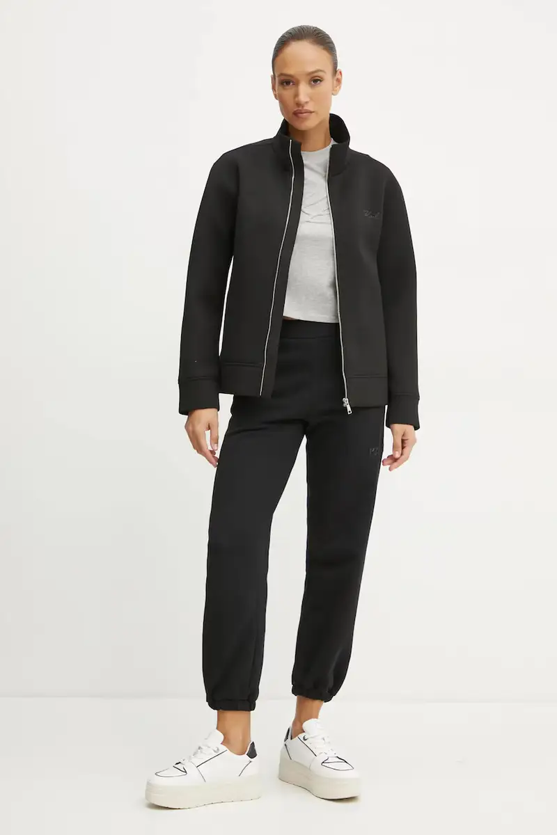 Karl Lagerfeld T-shirt Donna Grigio 3324660 miniatura 2