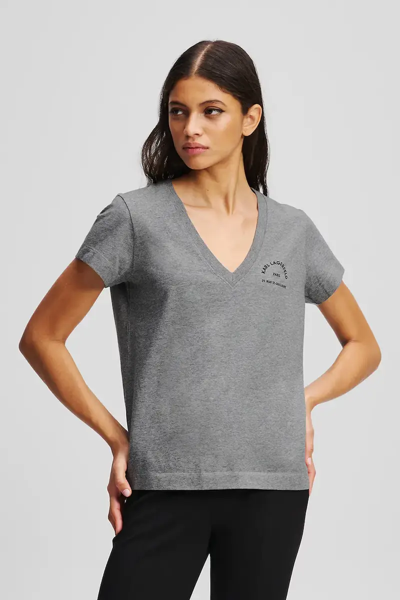 Karl Lagerfeld T-shirt Donna Grigio 3137718