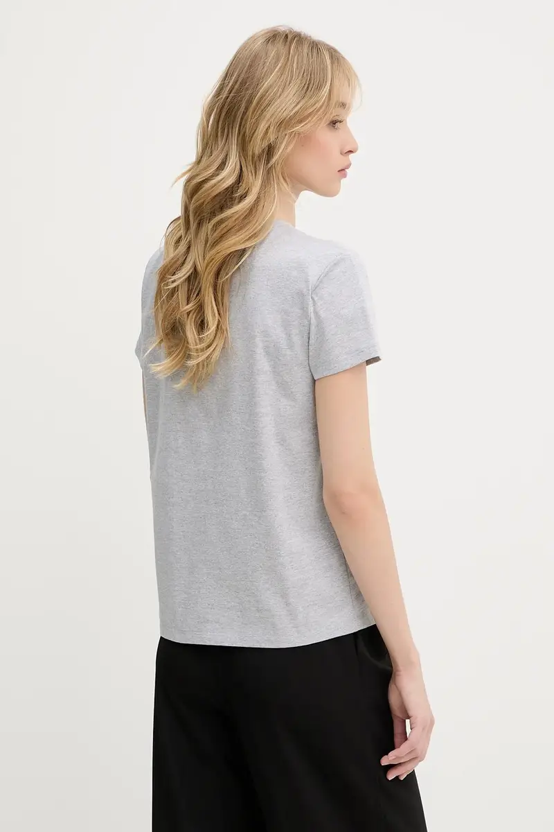 Karl Lagerfeld T-shirt Donna Grigio 3249922 miniatura 3