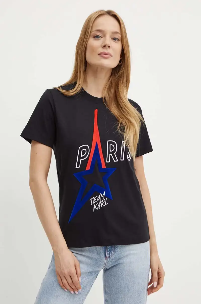 Karl Lagerfeld T-shirt Donna Nero 3625471