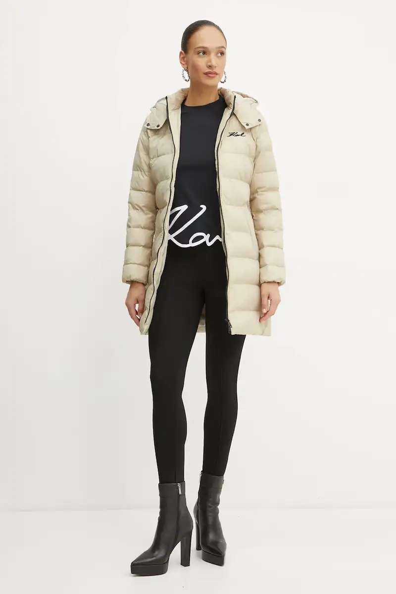 Karl Lagerfeld T-shirt Donna Nero 3327186 miniatura 2