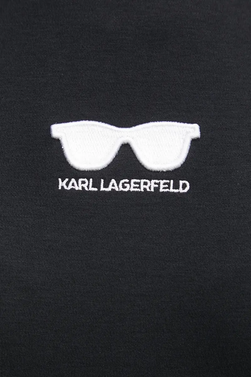 Karl Lagerfeld T-shirt Donna Nero 3327229 miniatura 5