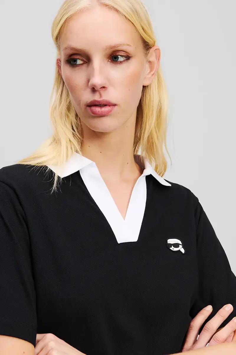 Karl Lagerfeld T-shirt Donna Nero 3527672 miniatura 3