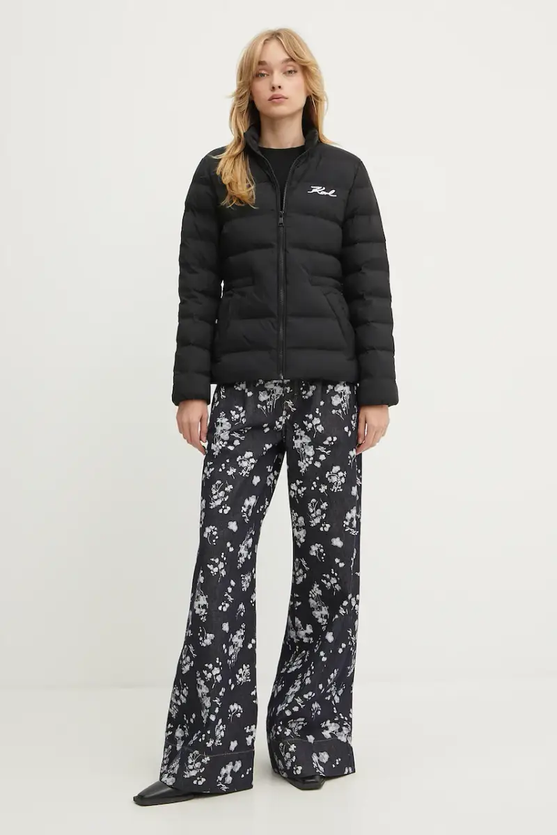 Karl Lagerfeld T-shirt Donna Nero 3263996 miniatura 2