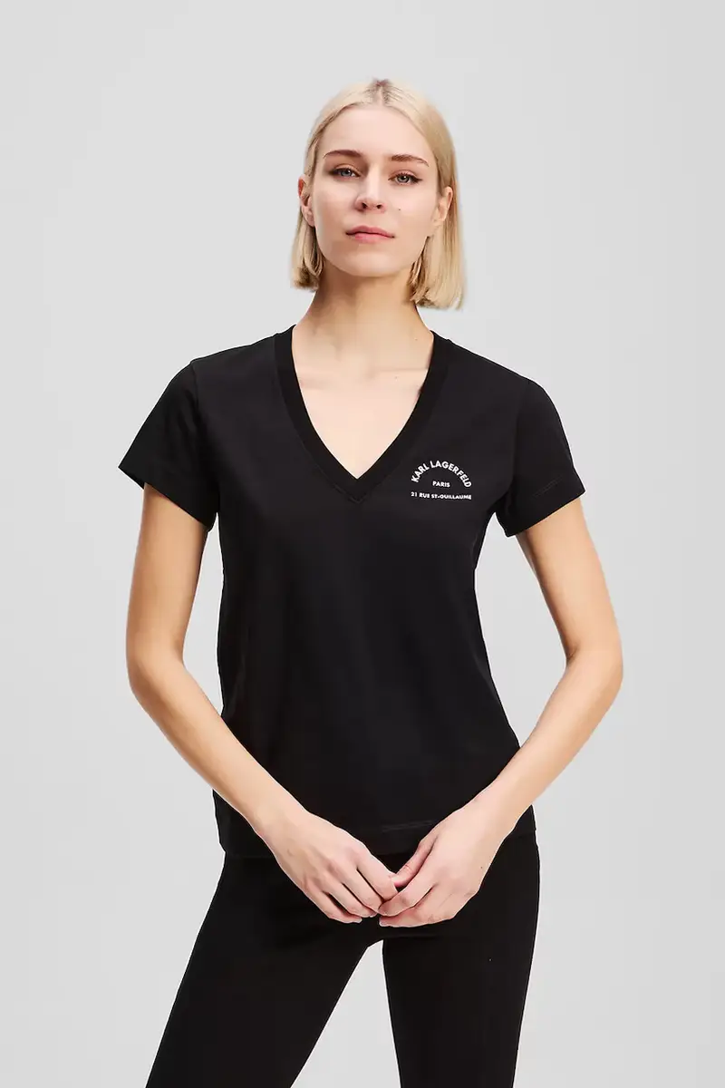 Karl Lagerfeld T-shirt Donna Nero 2889943