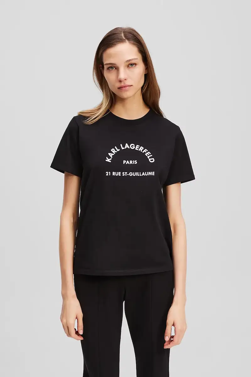 Karl Lagerfeld T-shirt Donna Nero 3151473